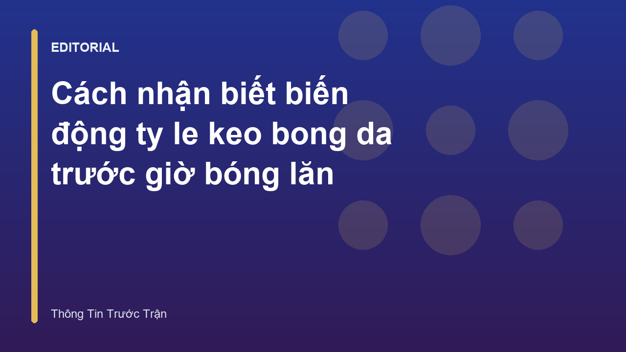 Biểu đồ minh họa biến động tỷ lệ kèo bóng đá