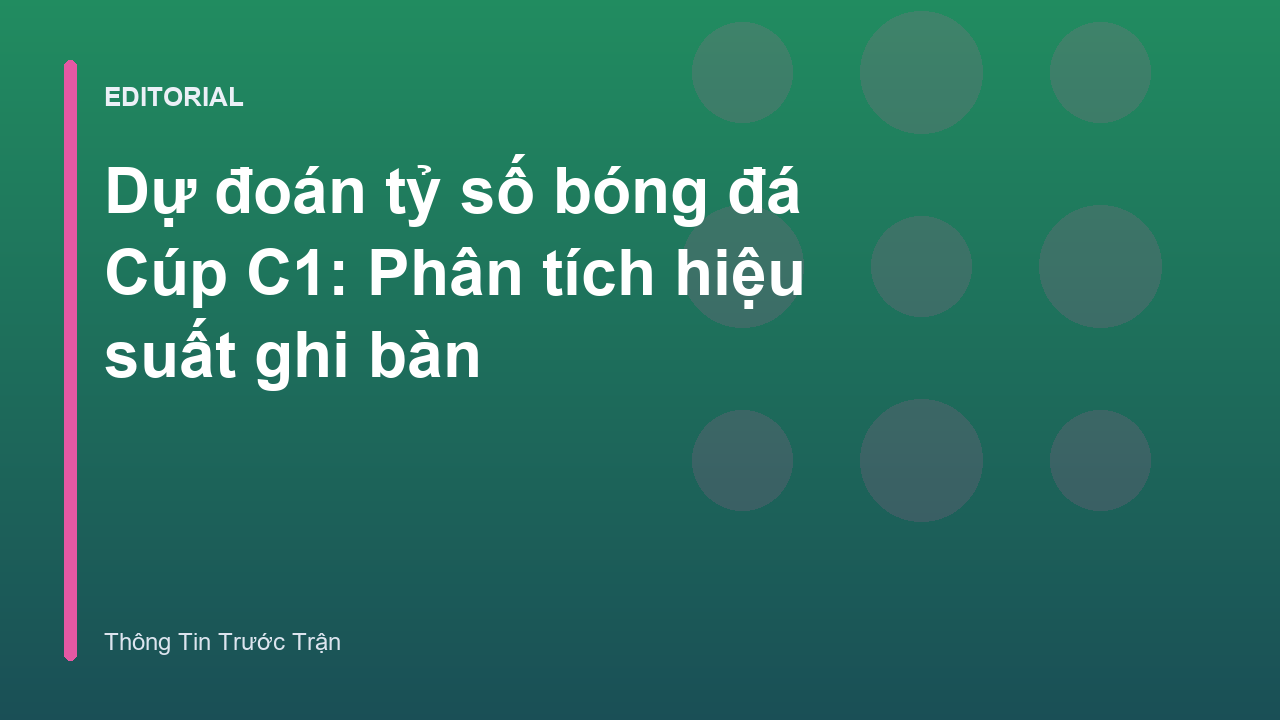 Phân tích hiệu suất ghi bàn trong dự đoán tỷ số Cúp C1